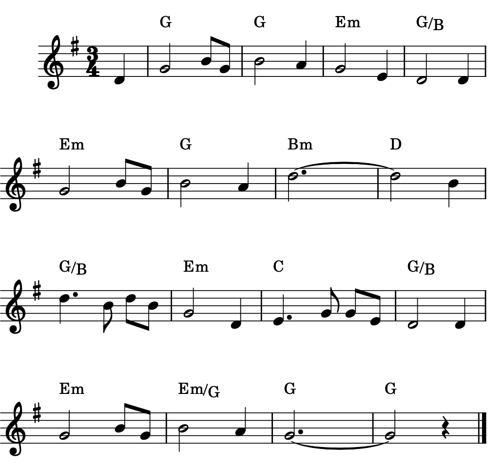amazing grace's chords arrangment by thirds below the melody main notes